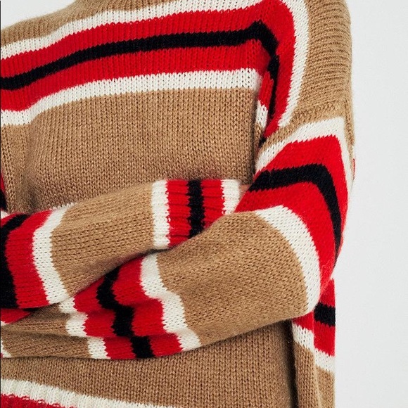 NWT UO Boyfriend Slouchy Striped Oversized Sweater - Picture 3 of 8